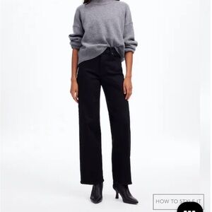 Madewell Black Flare Jeans